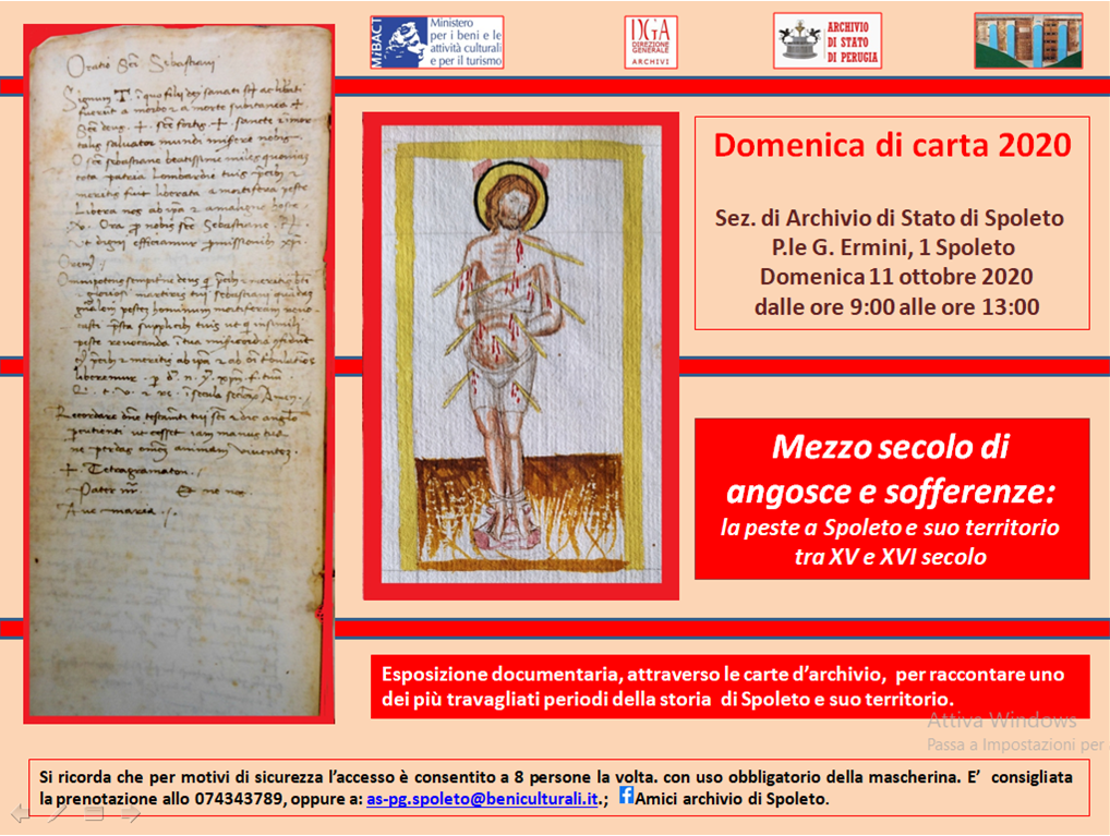 “Mezzo secolo di angosce e sofferenze. La peste a Spoleto e suo territorio tra XV e XVI secolo”